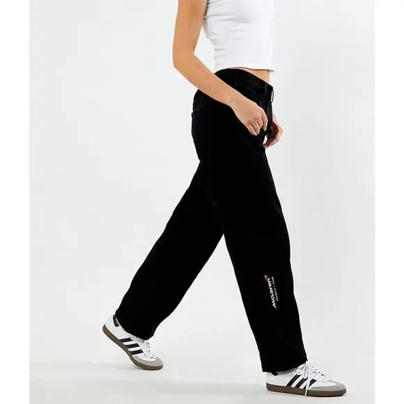 Levi's x McLaren Speed Baggy Jeans Black Formula 1 Racing Womens Sz 31